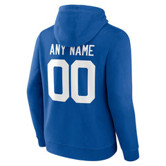 Indianapolis Colts Team Authentic Personalized Name & Number Hoodie - Royal sale