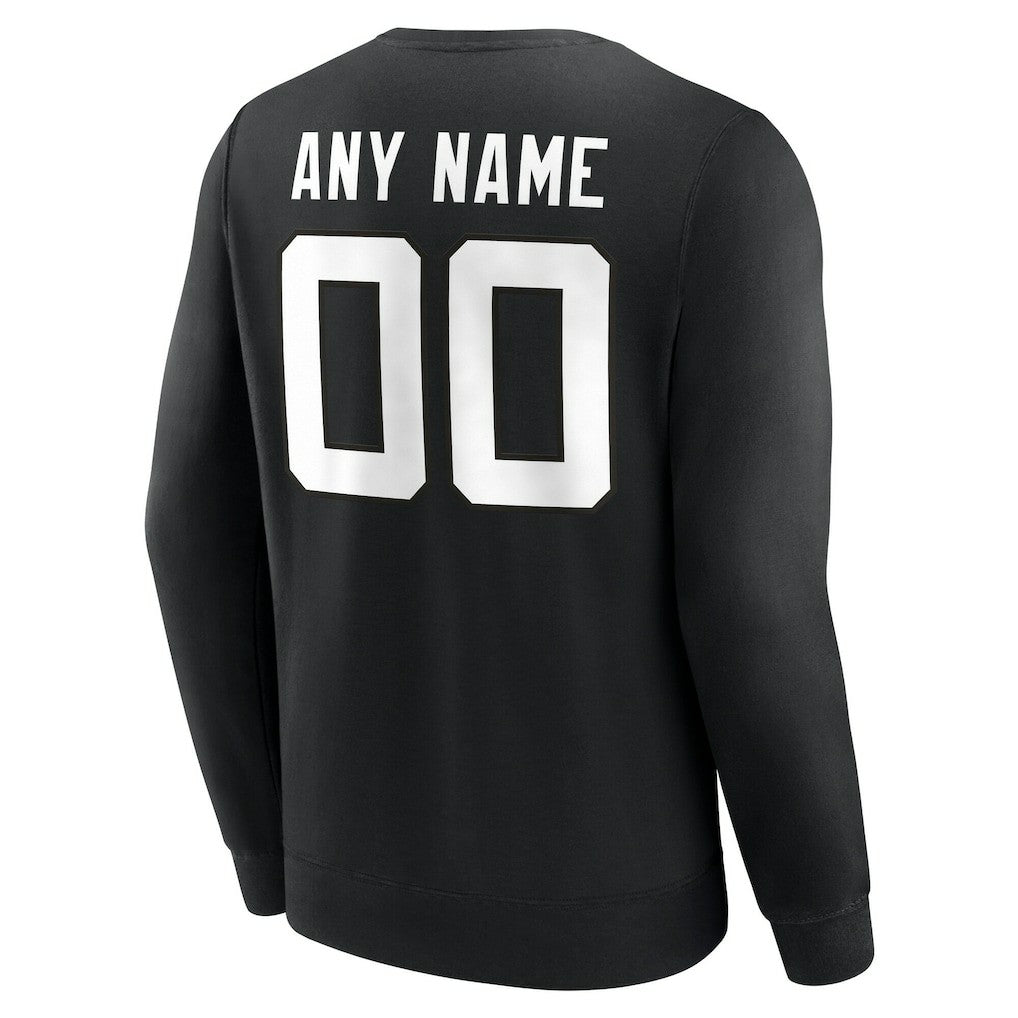 Jacksonville Jaguars Team Authentic Personalized Name & Number Sweatshirt - Black cheap