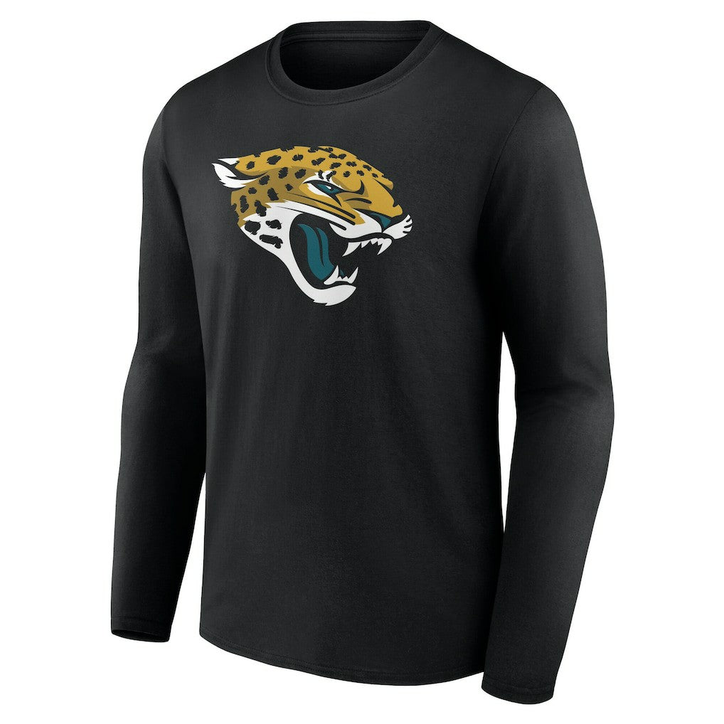 Jacksonville Jaguars Team Authentic Personalized Name & Number Long Sleeve T-Shirt - Black sale