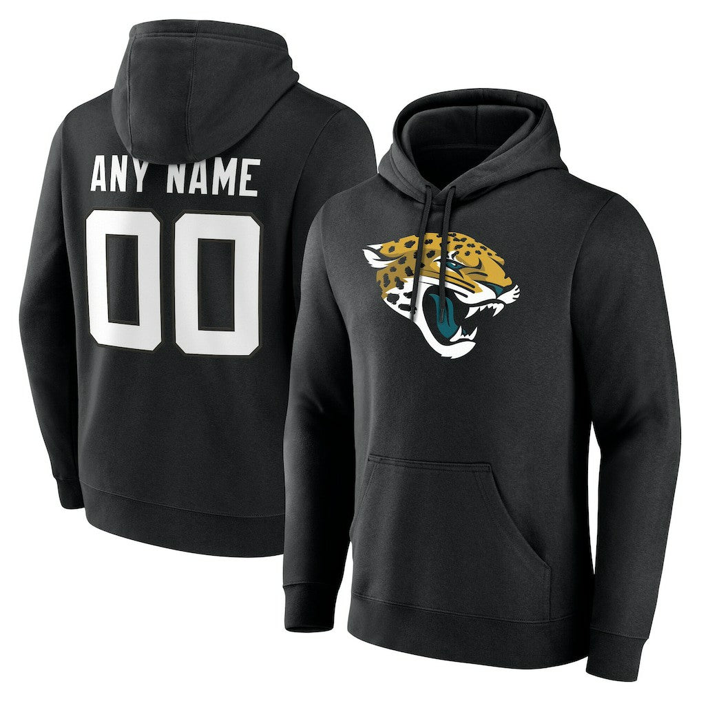 Jacksonville Jaguars Team Authentic Personalized Name & Number Hoodie - Black online