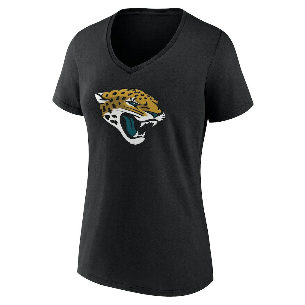 Jacksonville Jaguars Women's Team Authentic Personalized Name & Number V-Neck T-Shirt - Black cheap