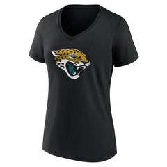 Jacksonville Jaguars Women's Team Authentic Personalized Name & Number V-Neck T-Shirt - Black cheap