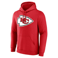Kansas City Chiefs Team Authentic Personalized Name & Number Hoodie - Red sale