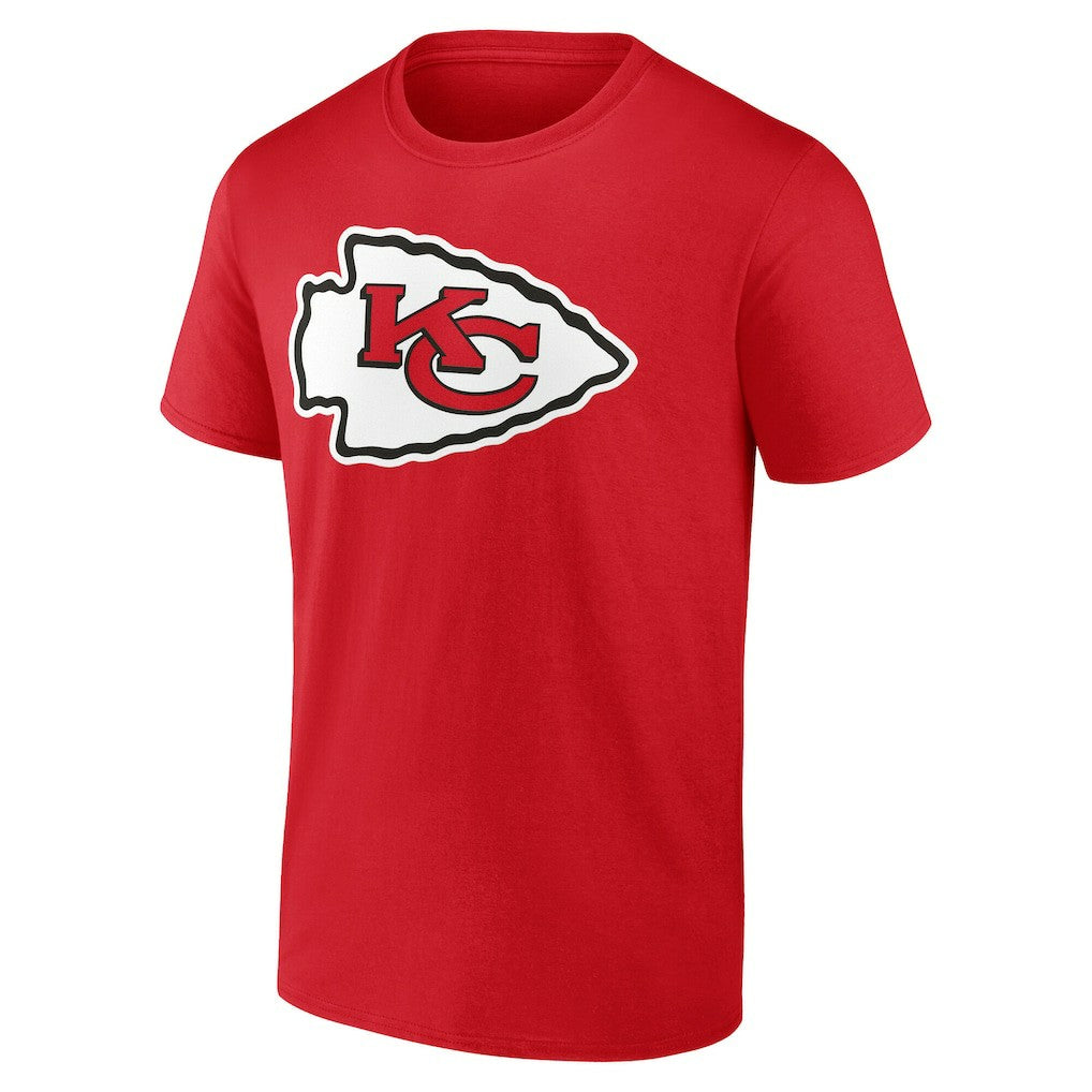 Kansas City Chiefs Team Authentic Personalized Name & Number T-Shirt - Red cheap