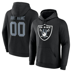 Las Vegas Raiders Team Authentic Personalized Name & Number Hoodie - Black online
