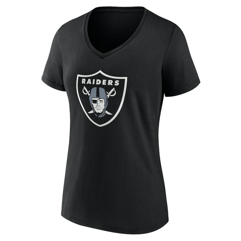 Las Vegas Raiders Women's Team Authentic Personalized Name & Number V-Neck T-Shirt - Black online