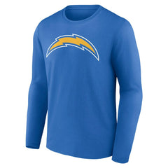 Los Angeles Chargers Team Authentic Personalized Name & Number Long Sleeve T-Shirt - Powder Blue on sale