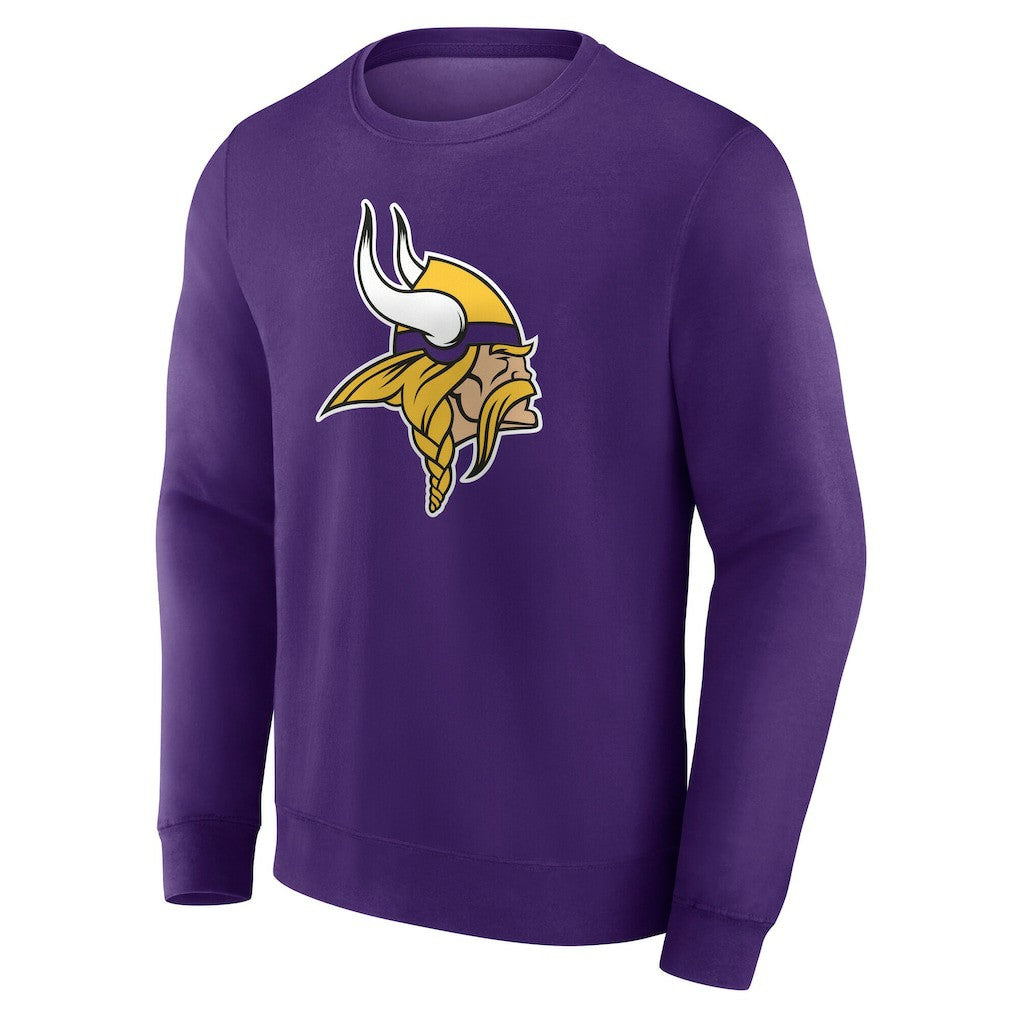 Minnesota Vikings Team Authentic Personalized Name & Number Sweatshirt - Purple cheap