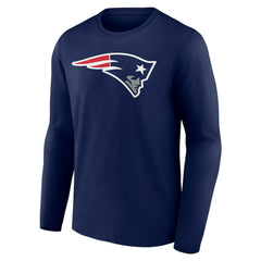 New England Patriots Team Authentic Personalized Name & Number Long Sleeve T-Shirt - Navy online