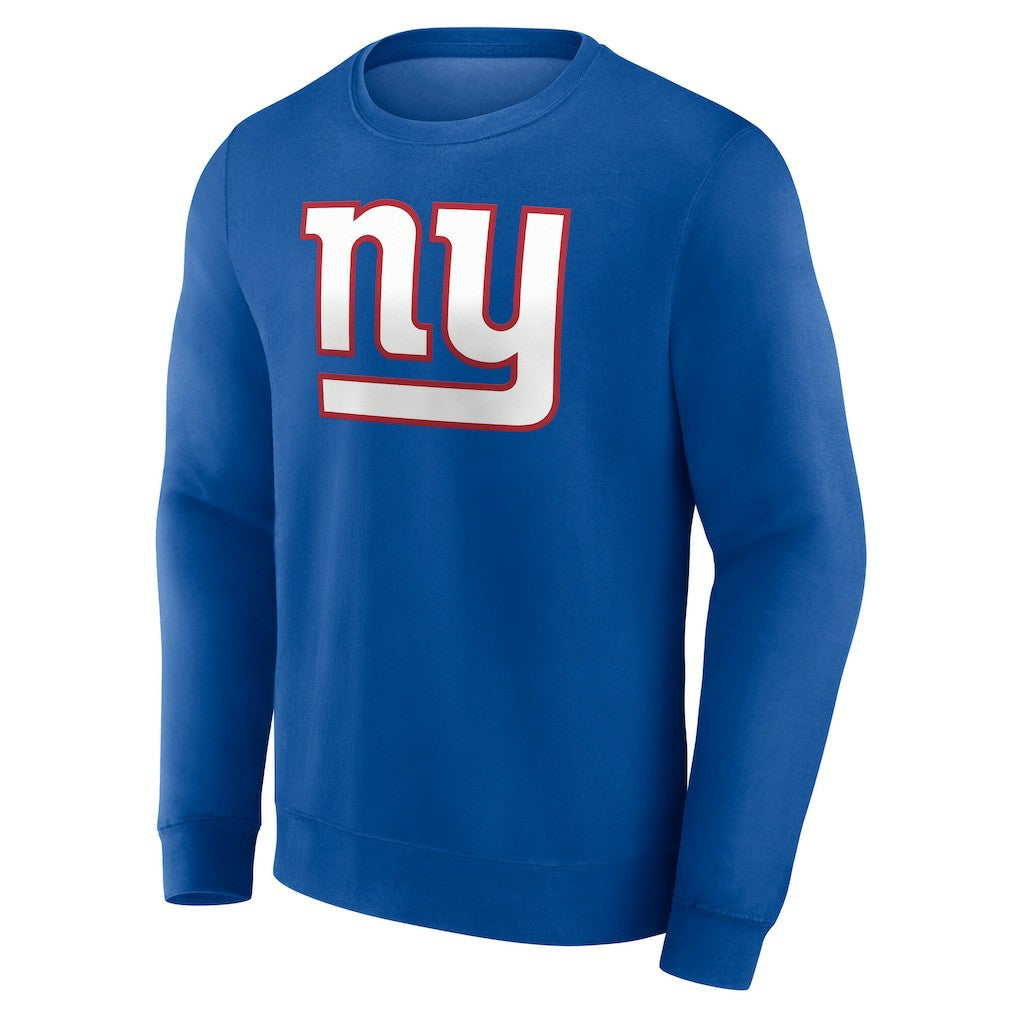 New York Giants Team Authentic Personalized Name & Number Sweatshirt - Royal online