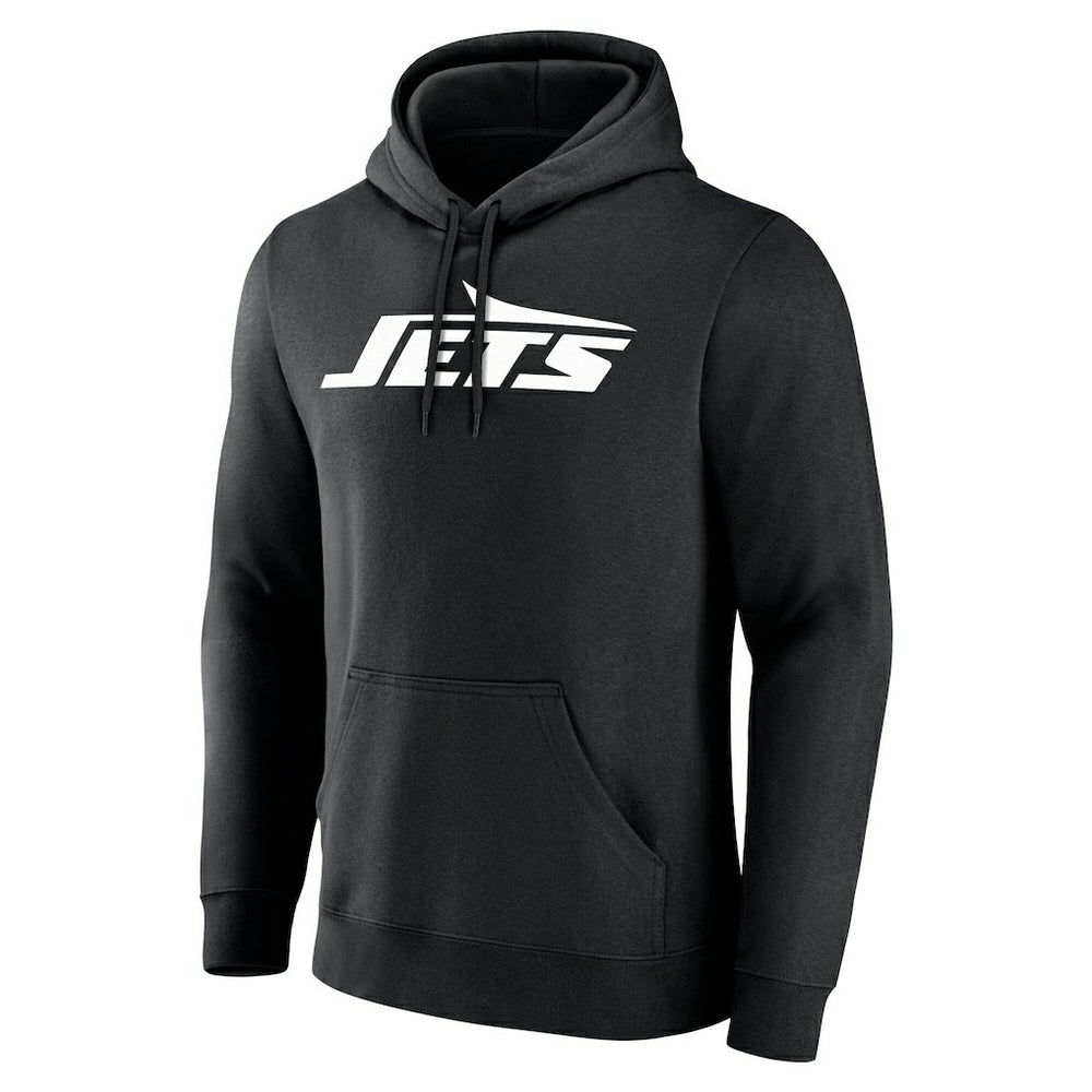 New York Jets Team Authentic Personalized Name & Number Hoodie - Black cheap