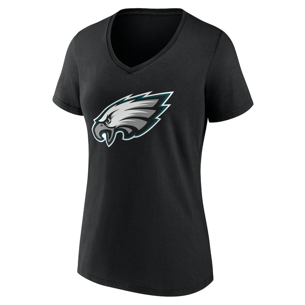 Philadelphia Eagles Women's Team Authentic Personalized Name & Number V-Neck T-Shirt - Black outlet