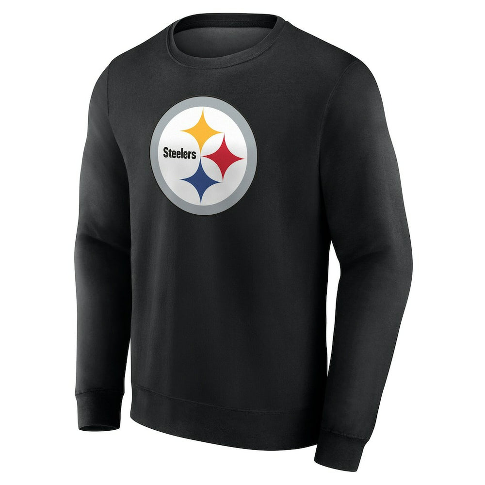 Pittsburgh Steelers Team Authentic Personalized Name & Number Sweatshirt - Black on sale