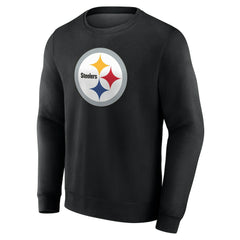 Pittsburgh Steelers Team Authentic Personalized Name & Number Sweatshirt - Black on sale
