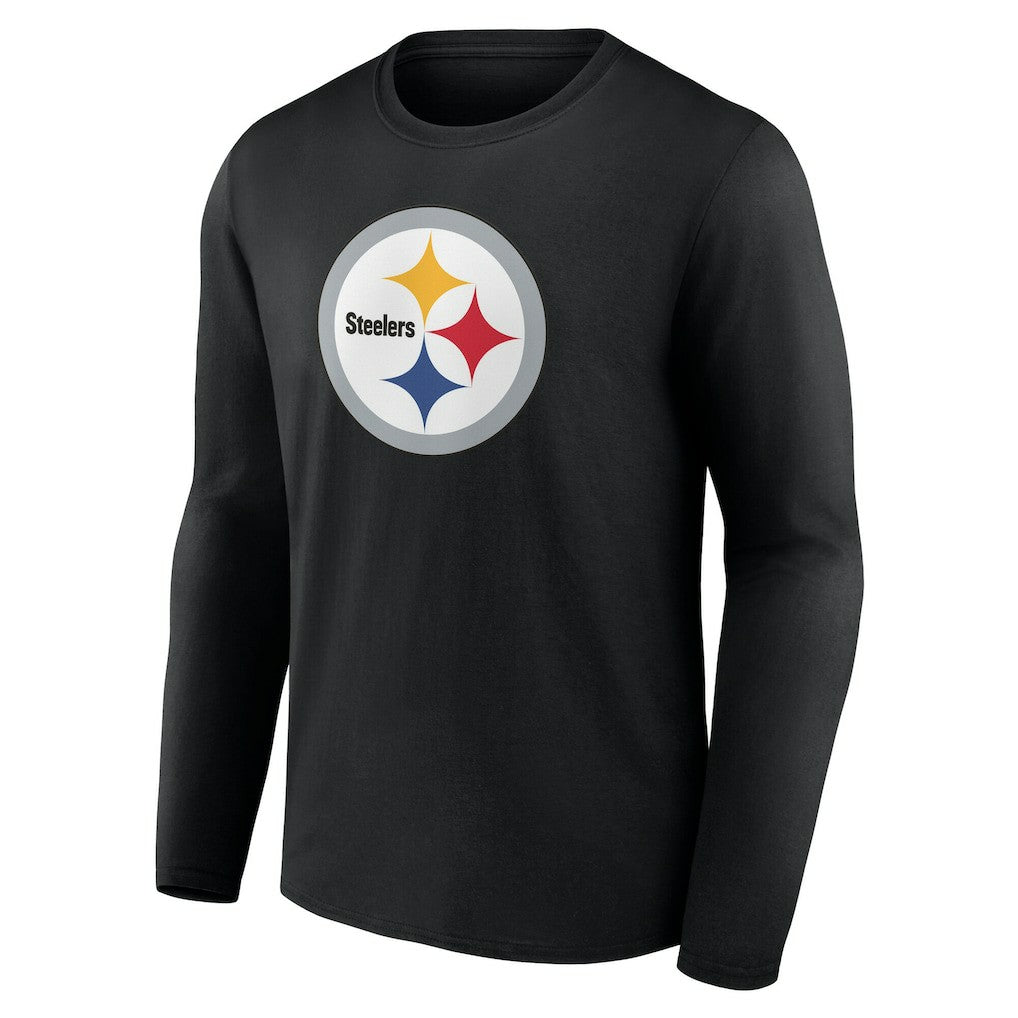 Pittsburgh Steelers Team Authentic Personalized Name & Number Long Sleeve T-Shirt - Black online