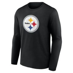 Pittsburgh Steelers Team Authentic Personalized Name & Number Long Sleeve T-Shirt - Black online