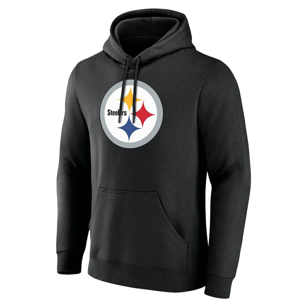 Pittsburgh Steelers Team Authentic Personalized Name & Number Hoodie - Black discount