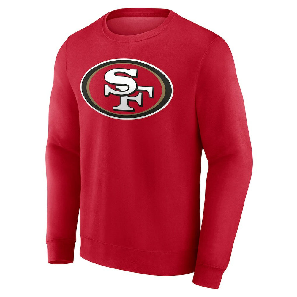 San Francisco 49ers Team Authentic Personalized Name & Number Sweatshirt - Scarlet cheap