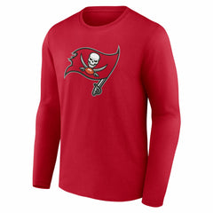 Tampa Bay Buccaneers Team Authentic Personalized Name & Number Long Sleeve T-Shirt - Red discount