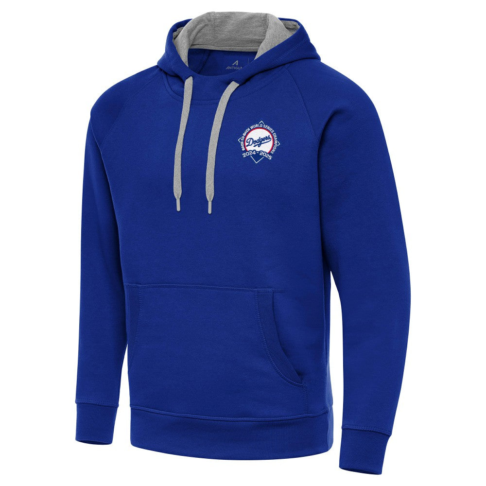 Los Angeles Dodgers Antigua Back-to-Back World Series Champions Victory Hoodie - Royal