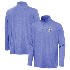 Los Angeles Dodgers Antigua 2025 World Series Champions Hunk Quarter-Zip Top - Heather Royal