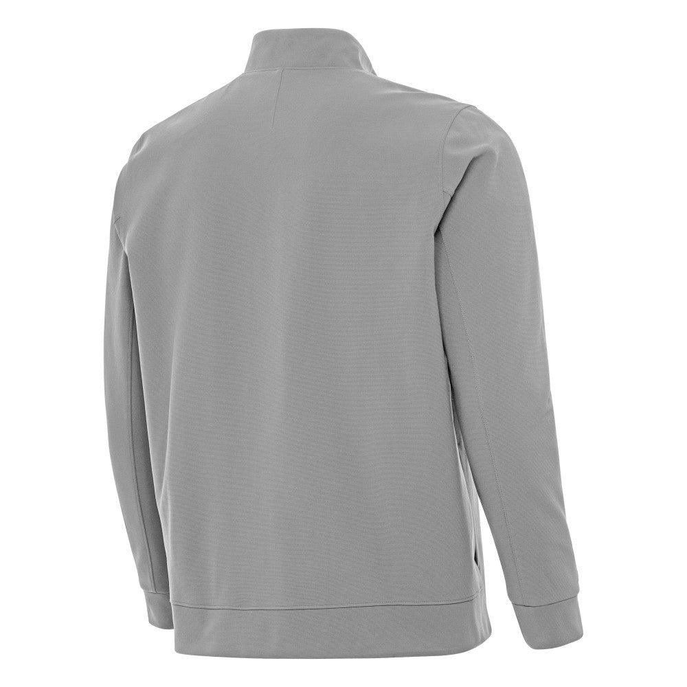 Los Angeles Dodgers Antigua Back-to-Back World Series Champions Regard Full-Zip Jacket - Gray