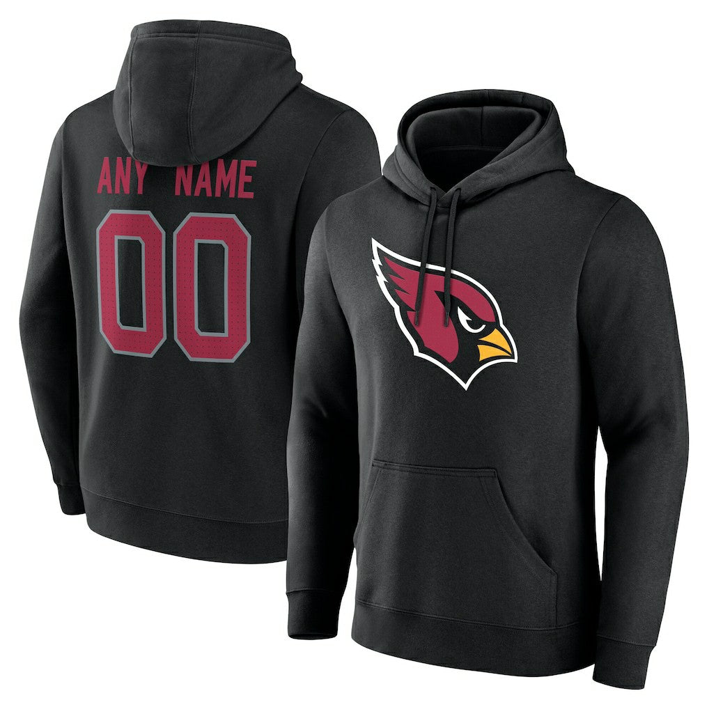 Arizona Cardinals Big & Tall Team Authentic Custom Hoodie - Black discount