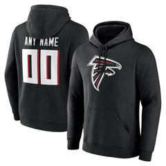 Atlanta Falcons Big & Tall Team Authentic Custom Hoodie - Black discount