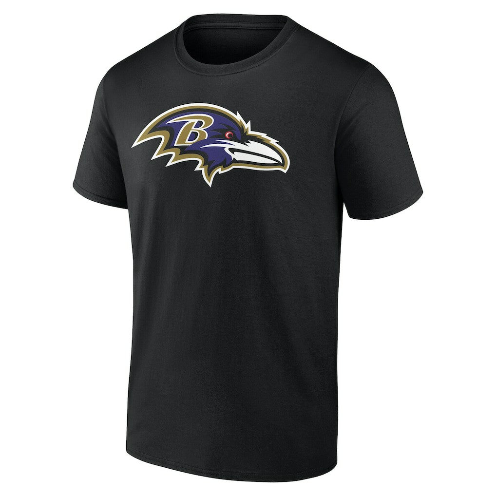 Baltimore Ravens Big & Tall Team Authentic Custom T-Shirt - Black cheap