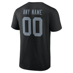 Las Vegas Raiders Big & Tall Team Authentic Custom T-Shirt - Black cheap