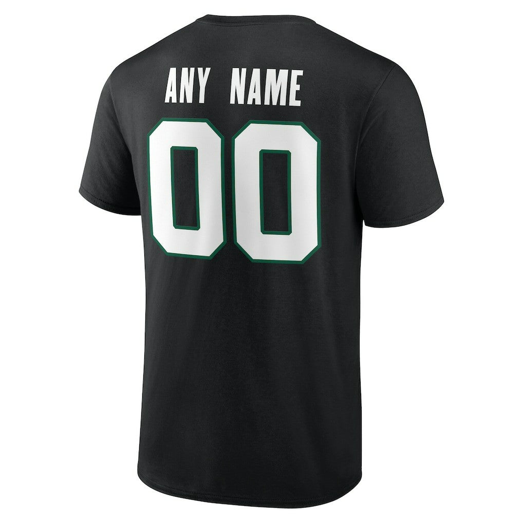 New York Jets Big & Tall Team Authentic Custom T-Shirt - Black for sale