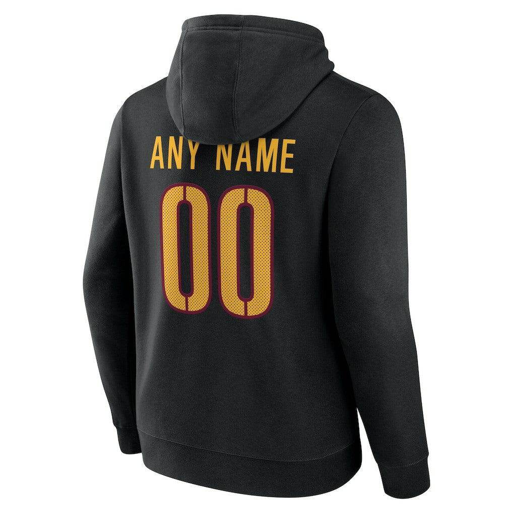 Washington Commanders Big & Tall Team Authentic Custom Hoodie - Black sale