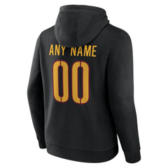 Washington Commanders Big & Tall Team Authentic Custom Hoodie - Black sale