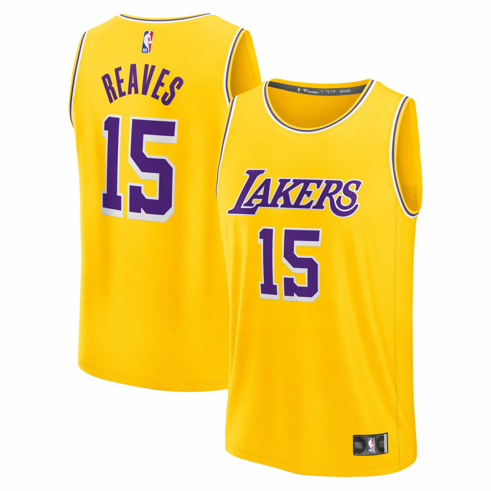 Austin Reaves Los Angeles Lakers Fast Break Replica Jersey - Gold - Icon Edition | Fanatics discount