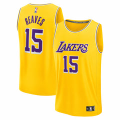 Austin Reaves Los Angeles Lakers Youth Fast Break Replica Jersey - Gold - Icon Edition | Fanatics sale