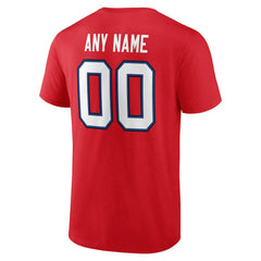 Buffalo Bills Big & Tall Team Authentic Custom T-Shirt - Red on sale