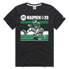 Saquon Barkley Philadelphia Eagles Homage Unisex Madden NFL '26 Retro Cover Tri-Blend T-Shirt - Charcoal online