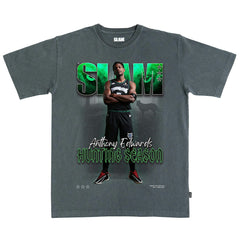Anthony Edwards Minnesota Timberwolves SLAM Unisex Cover T-Shirt - Charcoal outlet