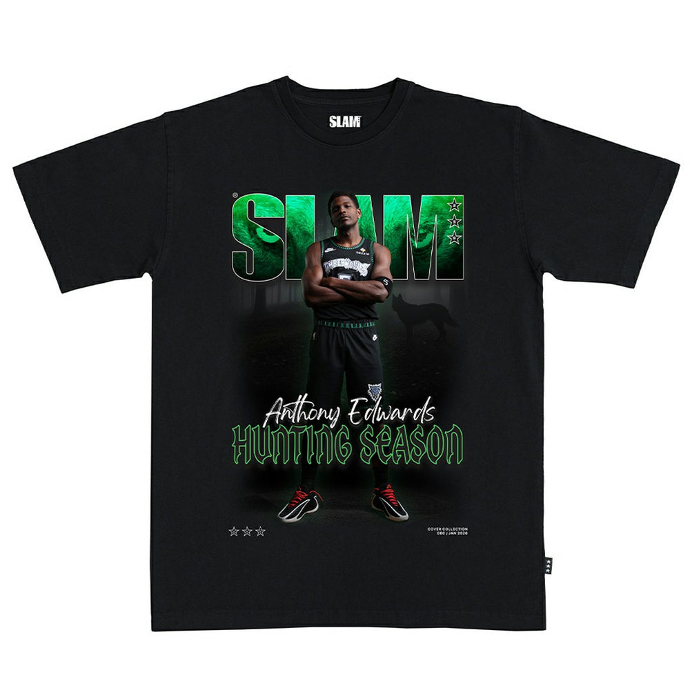 Anthony Edwards Minnesota Timberwolves SLAM Unisex Cover T-Shirt - Black discount
