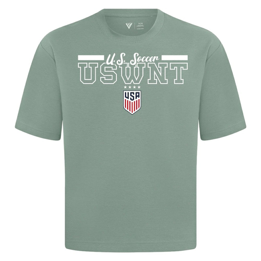 USWNT Levelwear Vanguard Luxe Signature T-Shirt - Green online