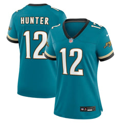 Travis Hunter Jacksonville Jaguars Women's Alternate 2 Prowler Throwback Game Jersey - Teal | Nike online