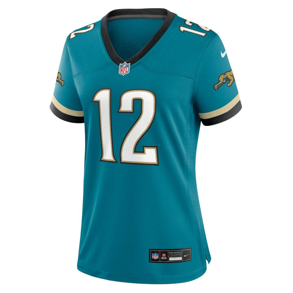 Travis Hunter Jacksonville Jaguars Women's Alternate 2 Prowler Throwback Game Jersey - Teal | Nike online
