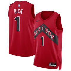 Gradey Dick Toronto Raptors Unisex Swingman Player Jersey - Icon Edition - Red | Nike sale