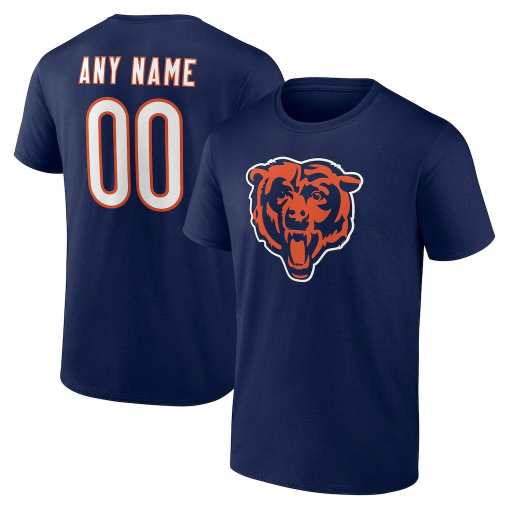 Chicago Bears Big & Tall Team Authentic Custom T-Shirt - Navy outlet