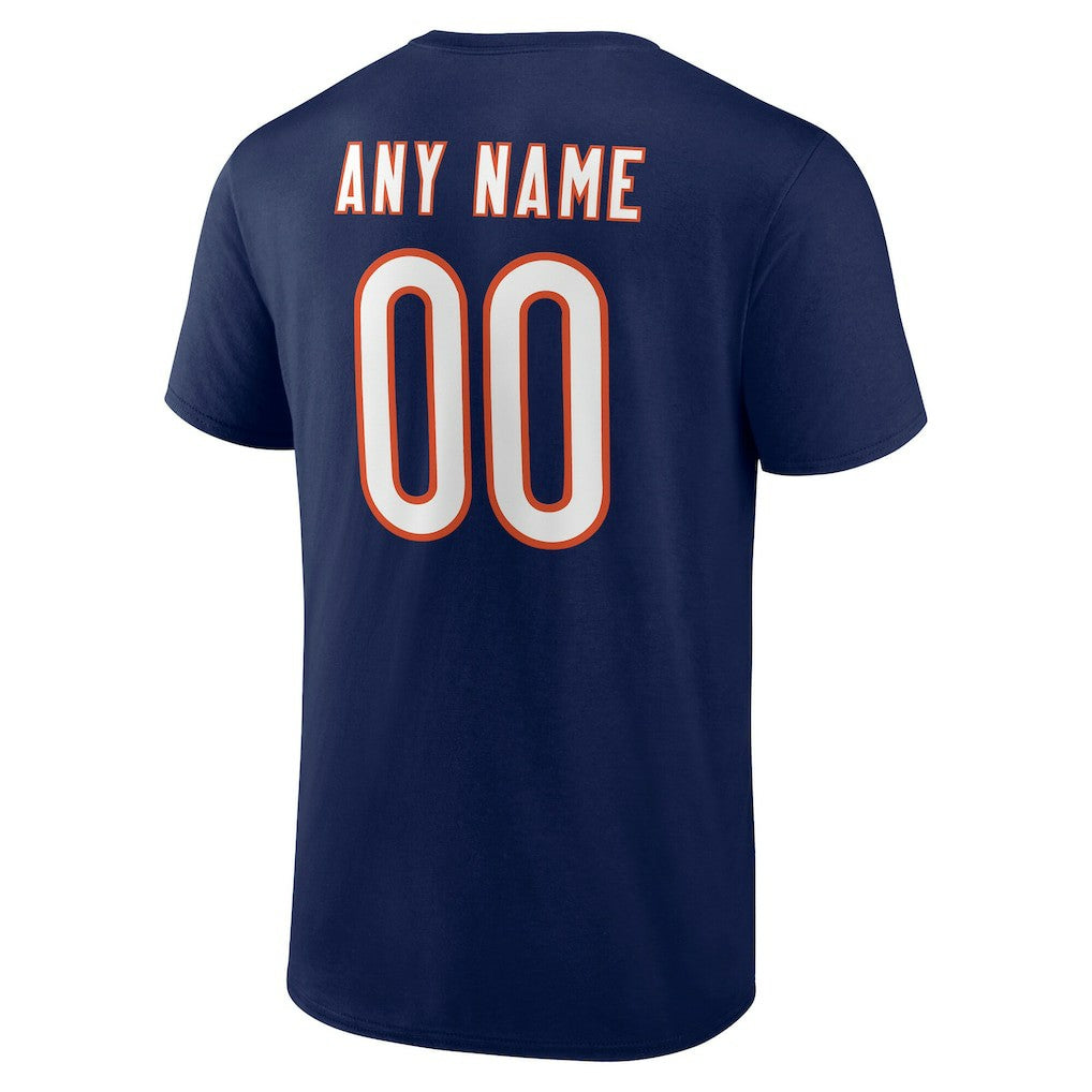 Chicago Bears Big & Tall Team Authentic Custom T-Shirt - Navy outlet