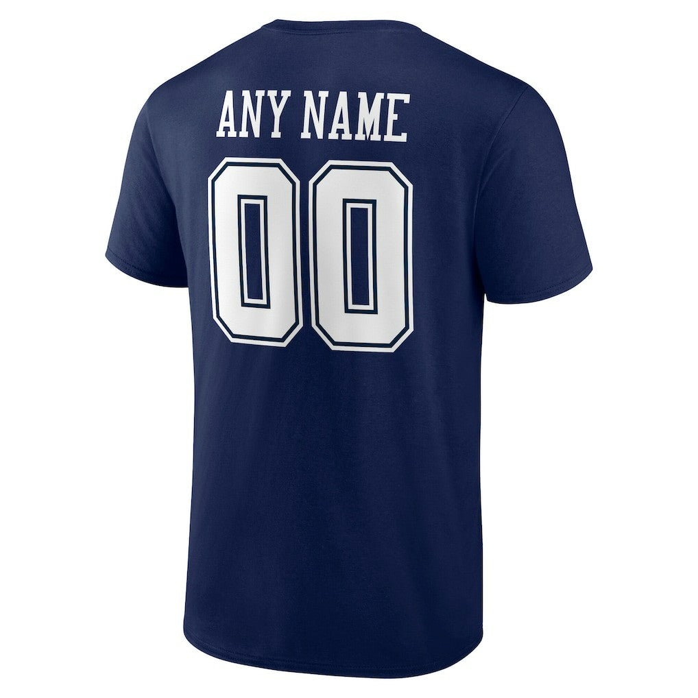 Dallas Cowboys Big & Tall Team Authentic Custom T-Shirt - Navy online