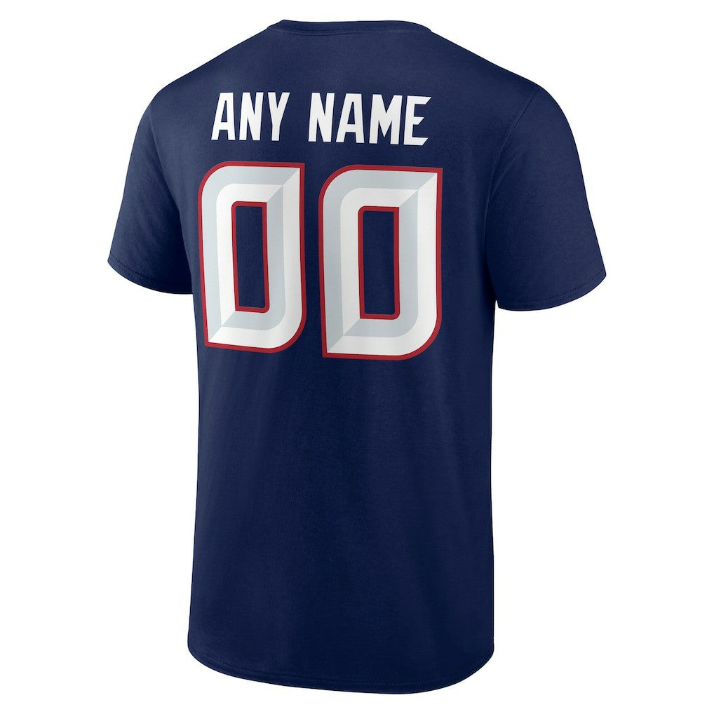 Houston Texans Big & Tall Team Authentic Custom T-Shirt - Navy discount