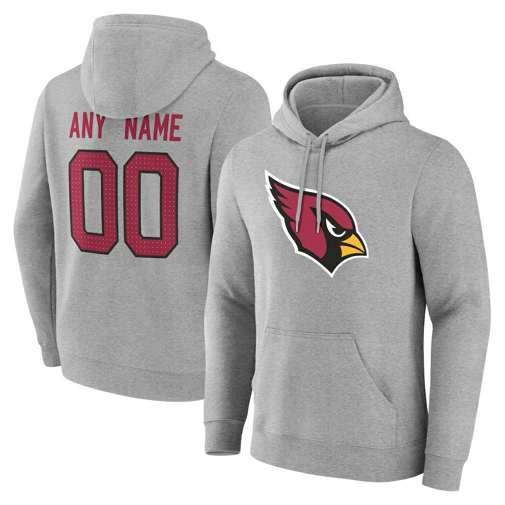 Arizona Cardinals Big & Tall Team Authentic Custom Hoodie - Gray outlet