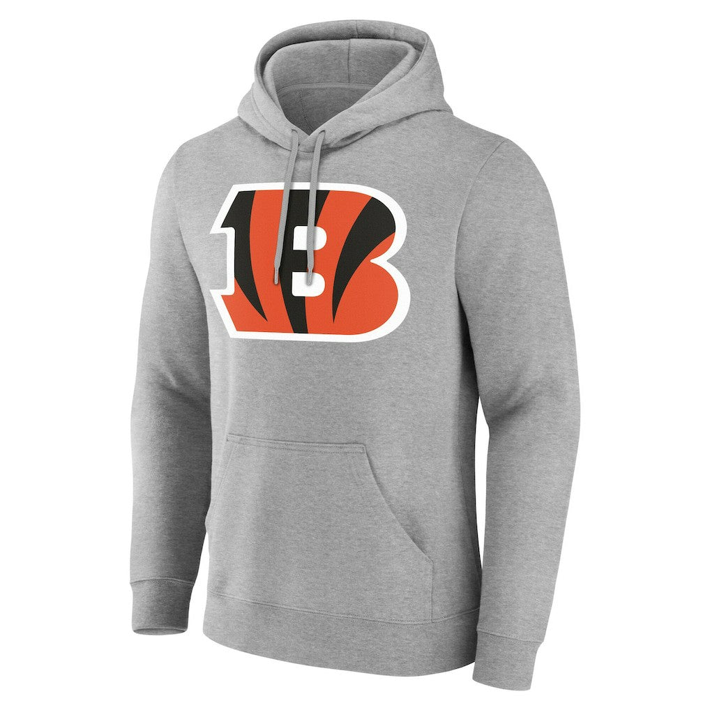Cincinnati Bengals Big & Tall Team Authentic Custom Hoodie - Gray on sale
