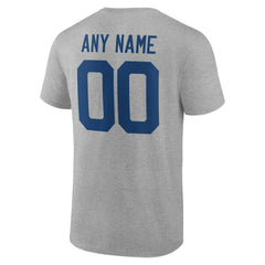 Indianapolis Colts Big & Tall Team Authentic Custom T-Shirt - Gray cheap